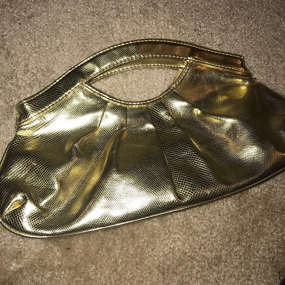 Gold Clutch bag